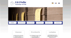 Desktop Screenshot of preisser-verpackungen.de